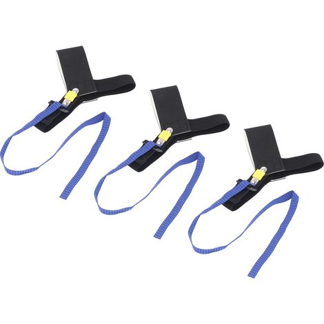 Lot de 3 sangles de talon antistatiques ESD, réglables, taille unique, réversibles, pour éliminer l'électricité statique et prévenir les chocs électriques. (1/5)