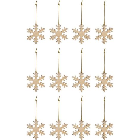 MAPPE 12DECO 3AS 5CM HOLZ - Flocke (1/5)