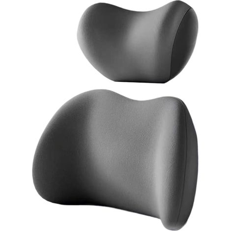 Soutien lombaire, appui-tête et coussins lombaires pour voiture Coussin de soutien dorsal portable avec sangles - coussin dorsal, coussin lombaire pour la maison, le studio, l'avion, la voiture, le t (1/5)