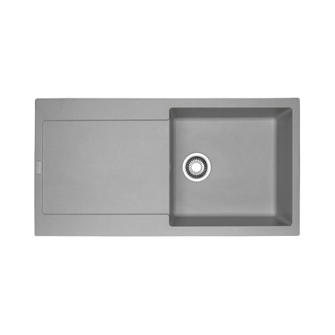 Franke MRG 611-L. Tipo di lavello: Lavello ad incasso, Forma del lavandino: Rettangolare, Materiale del lavandino: Fragranito. Larghezza: 970 mm, Altezza: 500 mm, ... - MRG611LSTONEGREY - 114.0066.570 (1/2)