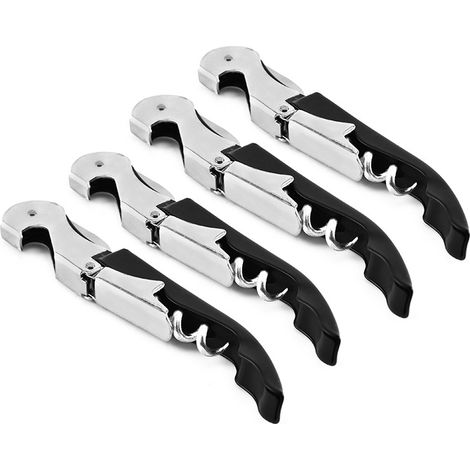 Lot de 4 tire-bouchons de sommelier professionnels, version améliorée, ZQKLA-AquaForge (1/4)