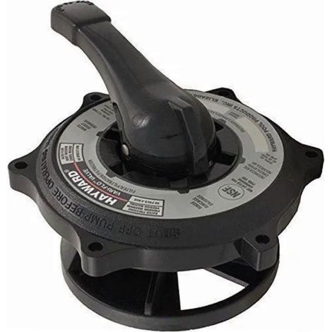 Hayward – Plateau et couvercle pour vanne – Noir – Compatible vannes Multiport SP0710/SP0711/SP0712 – Plastique dur
