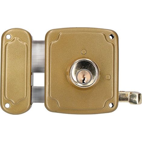 Serratura edm 85265 acciaio 80 mm sinistra resistente alle intemperie (1/3)