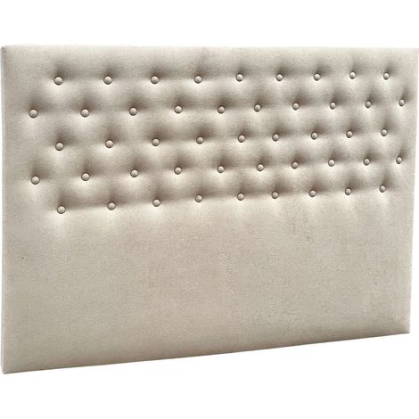 Cabecero Inverness Cabezal Dormitorio Matrimonio Tapizado No Desenfundable Beige 165 cm (1/5)