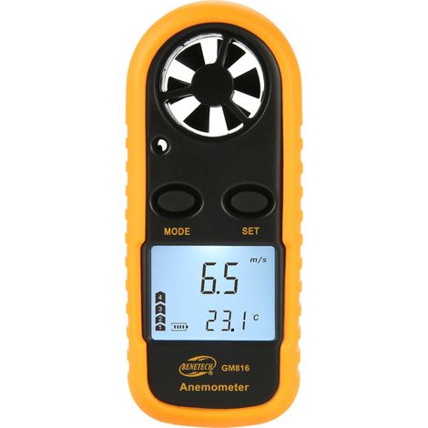 Anémomètre Numérique GM816 – Vitesse du Vent – Mesure Précise (1/5)
