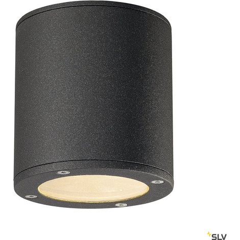 Plafonnier extérieur SITRA gris GX53/TCR-TSE 9W max IP44 - SLV - 231545