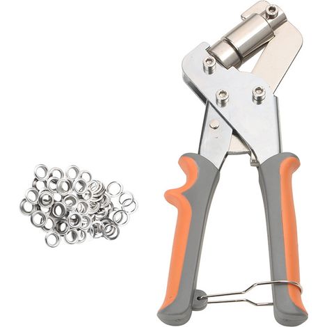 Pince À Œillets - Ø Intérieur 10 mm - Pour Rideaux Tissu Cuir Bâche - Kit Professionnel 100 Pièces