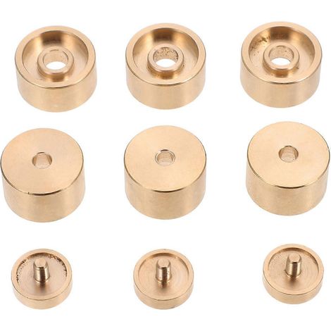 Accessoires pour trompette : boutons de piston, boutons de piston, vis de fixation.-2.2X2.2X1.4CM-Golden