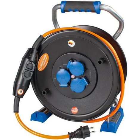 Xperts PRCD-S Sicherheitskabeltrommel USB 40m H07BQ-F 3G2,5 IP44