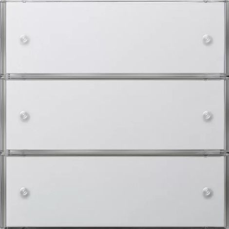 Gira Tastsens.3 Komfort 3f KNX Flächenschalter Reinweiß [2033112], 2033 112 (1/2)