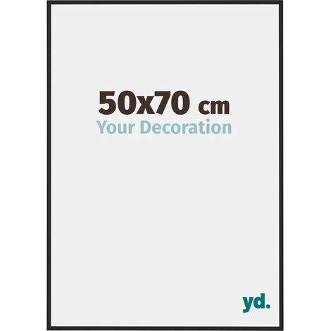 yd. - Cadre photo 50x70 - Noir Brillant - Aluminium - Miami (1/5)