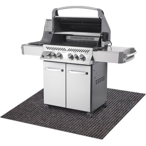 Grillschutzmatte GIN 1206 für die Terrasse, draussen - hellbraun brown 100x120 cm