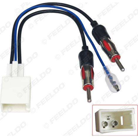 Câble/adaptateur de conversion d'antenne FM compatible avec les autoradios Toyota, Lexus et Subaru