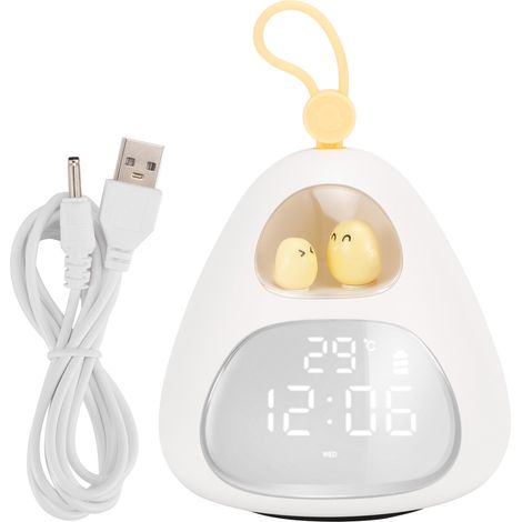 Réveil pour enfants, outil d'apprentissage du sommeil, veilleuse portable, application réveil, chargement USB (1/5)