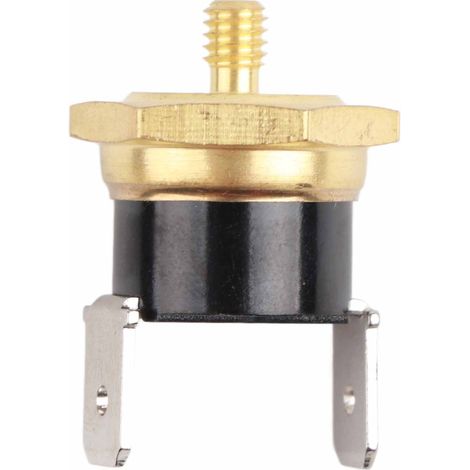Lot de 5 interrupteurs de contrôle de température à tête en cuivre KSD301, filetage M4, normalement fermés, 250 V, 80 °C (1/5)