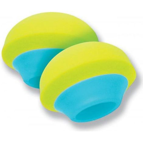 Bouchons de rechange pour arceau anti-bruit uvex X-CAP SNR 24 dB (boîte de 5 paires) Bleu / Jaune Unique (1/2)