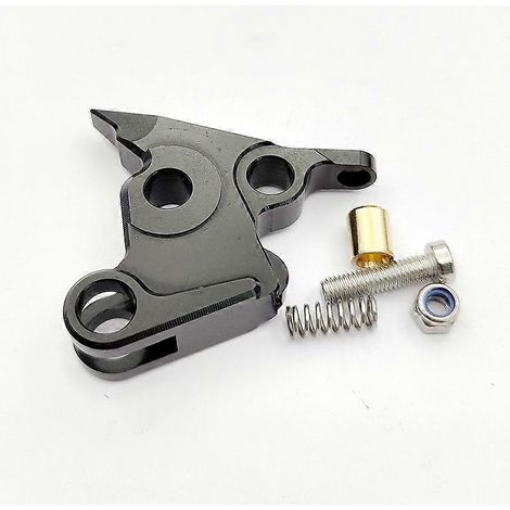 Convient pour la moto Aprilia TUONO V4R / Accessoires de klaxon de frein en alliage d'aluminium modifiés en usine (avant noir) (1/5)