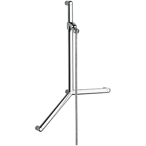 SIRENA CARE Wandstange L 900mm mit 2 Haltegriffen chrom (1/3)