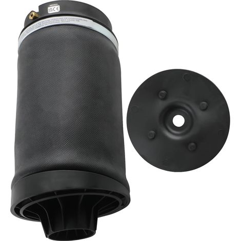 Sistema de suspensión neumática, construcción de caucho y acero, 30 cm x 15 cm x 10 cm, compatible con Mercedes Benz W251 R320 R350, capacidad de carga 1500 kg, certificado ISO 9001. (1/5)