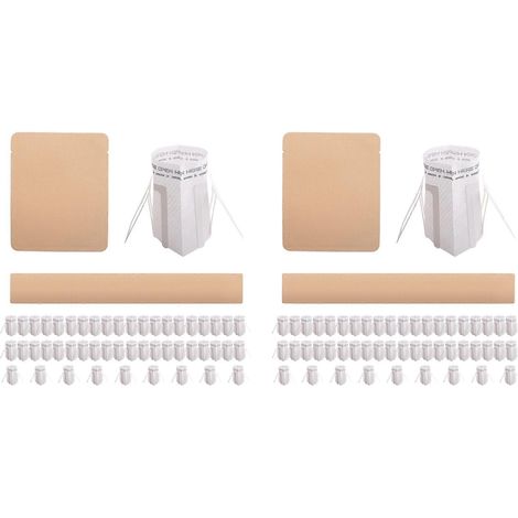 200 Stück Einweg-Kaffeefilterbeutel, tragbar, zum Aufhängen, aus Papier, für Zuhause, Büro und unterwegs (1/5)