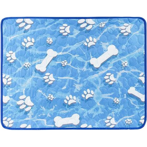 Tapis Rafraîchissant pour Chien Matelas Frais Canin  Couverture-Lit Respirante pour Camping Voyages Extérieur et Bateau (1/5)