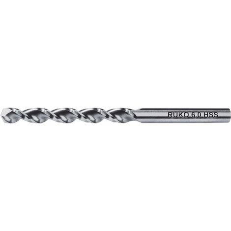 RUKO 10x Foret spiralé DIN 338 TL 3000 HSS Ø 2,5 mm - 258025 (1/3)