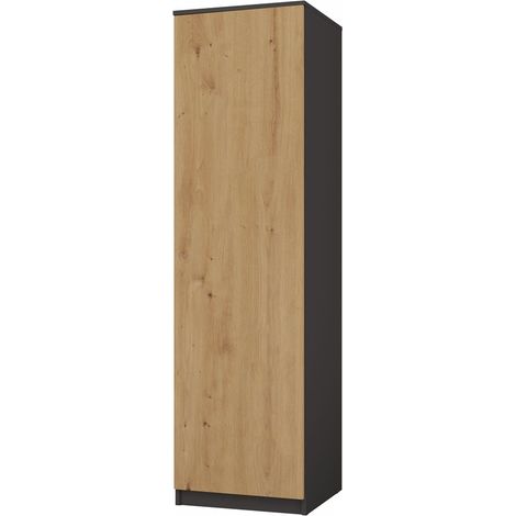 ESME - Einzelner Schrank im skandinavischen Stil Schlafzimmer - 50x50x180 - 1 Tür - Ankleidezimmer (1/5)