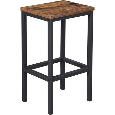 Dunkelbrauner Barhocker für die Küche, modern, BEGRYF 40x30x65 (1/5)