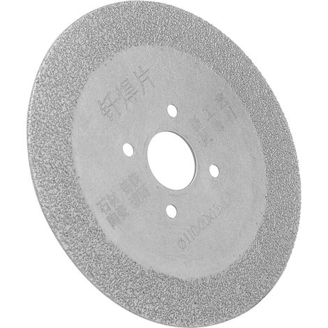 Diamant-Sägeblatt zum Löten, Trennen, Schleifen und Polieren von Marmor und Keramik, 110 x 20 x 15 mm (1/5)