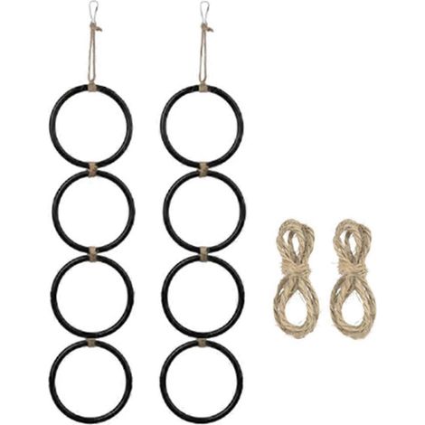 Kit de 2 anneaux d'escalade pour serpents, jouets d'enrichissement réglables pour pythons royaux, serpents des blés, caméléons et perroquets. (1/5)
