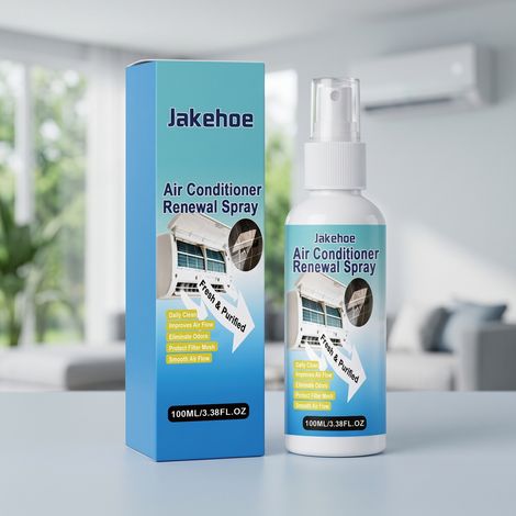 Klimaanlagen-Reinigungsspray: Entfernt Flecken, verbessert den Luftstrom, pflegt Filter und erfrischt die Raumluft, um Gerüche zu beseitigen – 100 ml -- DE (1/5)