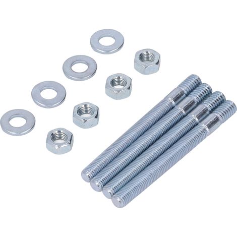 Kit de goujons de carburateur métalliques de 3,5 pouces avec entretoises pour collecteur d'admission à filetage 5/16 pouce (1/5)
