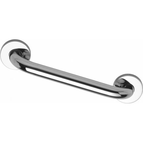 Barre d'appui droite Inox poli brillant 30cm adaptée PMR et Séniors - Barre d'appui droite Inox poli brillant 30cm adaptée PMR et Séniors (1/3)