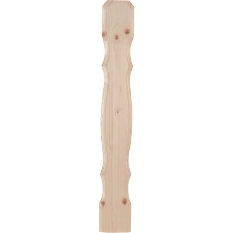 TAVOLETTA PER BALCONI SAGOMATA IN ABETE 19 X 110 X 780 MM