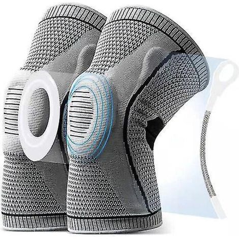 Ultra Knee Elite Medizinische Kompressions-Kniebandage – Kompressionsbandage für das Knie – Größe L – 2er-Pack (1/5)