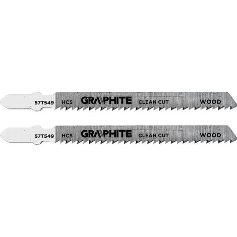 Lame de scie sauteuse, 10 dents par pouce, HCS, poignée en T, lot de 2, coupe nette (1/2)