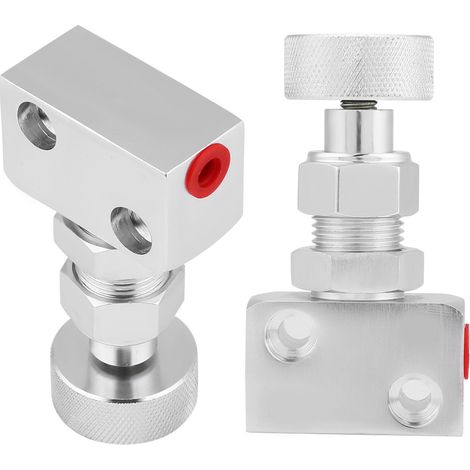 Répartiteur de freinage à vis réglable correcteur de biais en aluminium pour voiture de course argent 1 pièce (1/5)