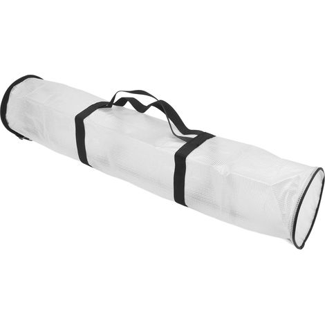 Sac de rangement transparent pour papier cadeau, organisateur étanche et anti-poussière, blanc translucide