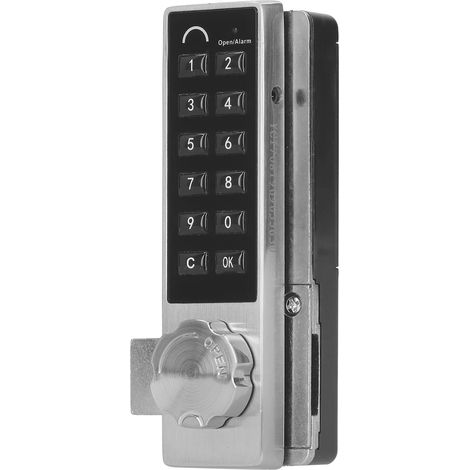 Serrure électronique à clavier numérique, déverrouillage par mot de passe intelligent de 1 à 15 chiffres pour tiroir de classeur de sauna (1/5)