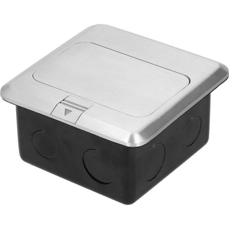 Prise de terre à 6 trous avec amortissement intégré, en alliage d'aluminium, 13 A, 250 V CA (1/5)