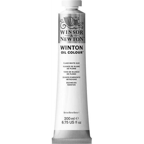Winton Oil Colour Paint 200ml Tube by Winsor & Newton - Flake White Hue (1/3)