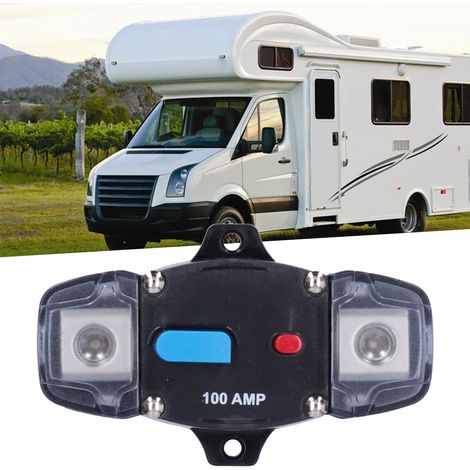 Interrupteur de disjoncteur automatique B (100A) pour les mises à niveau du système audio dans les voitures, les camping-cars, les yachts et les bateaux. (1/5)