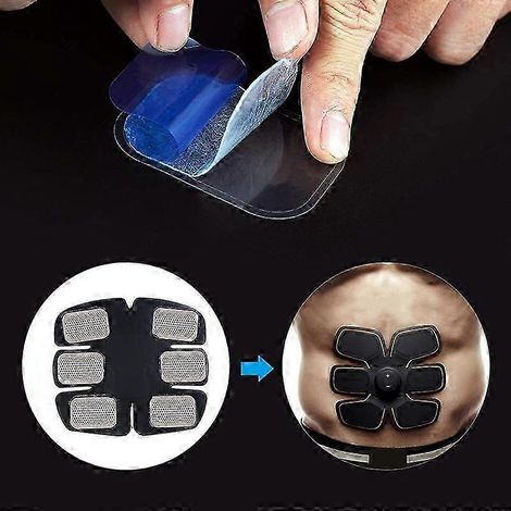 Lot de 60 patchs de gel EMS, patchs de rechange pour électrodes, patchs de gel absorbants EMS, accessoires pour appareils de musculation abdominale (1/5)