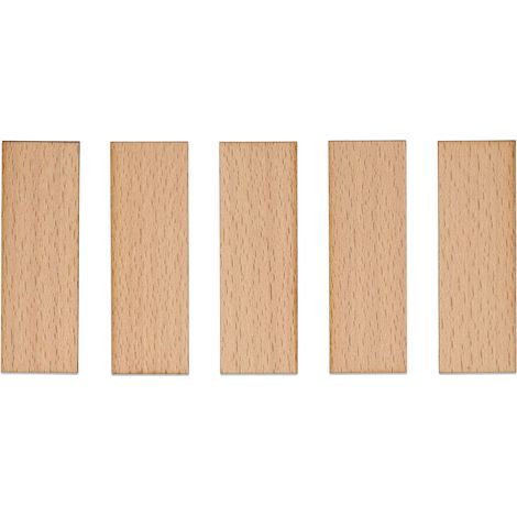 Mechas de madera para velas 75x25x1 mm 5 unidades