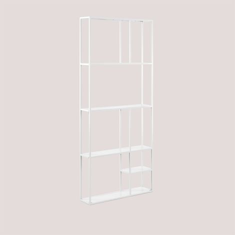SKLUM Modulares Wandregal 80 cm aus Stahl Thura Gardenia Weiß                                  