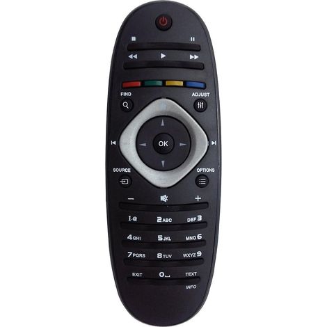 Télécommande Philips compatible AAA pour TV, DVD et entrée auxiliaire (1/4)