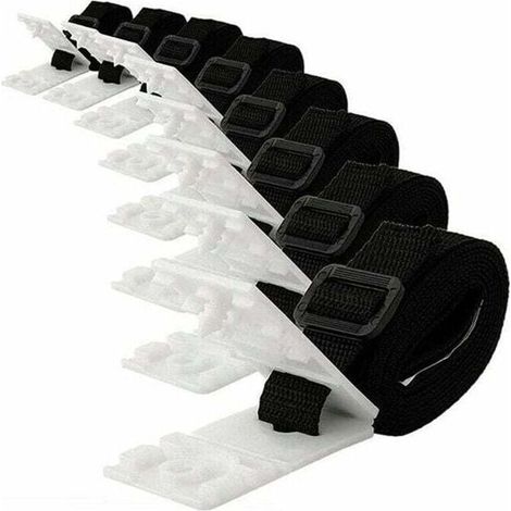 Universal Pool Cover Roller Befestigungsgurt Kit Schwimmgürtel für Outdoor-Ausrüstung (1/4)