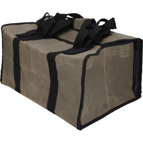 Sac de transport de bûches imperméable et portable en toile cirée humide pour le bûcheronnage (1/5)