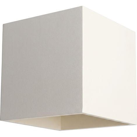 Apliques de pared Quad beige aluminio 1xG9 10cm Sollux (1/5)