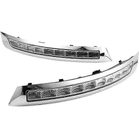 1 paire compatible avec XC90 2007-2013 Feux de jour à LED avec clignotants et antibrouillards (1/5)